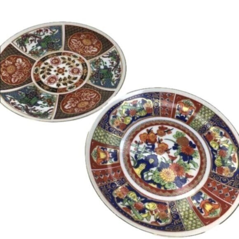 Vintage Imari Japanese Plates